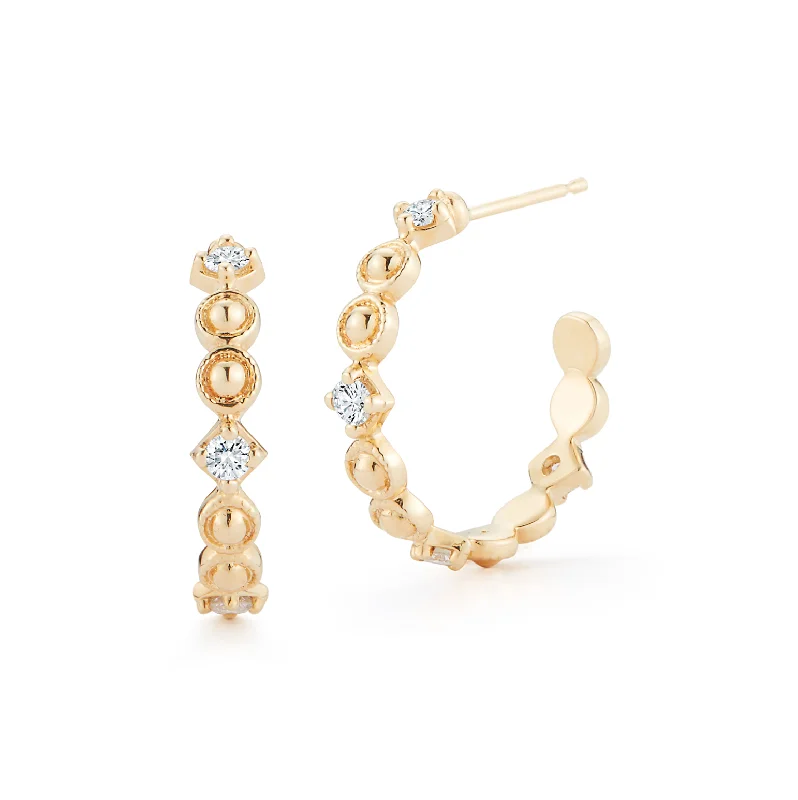 Diamond Greta Hoops