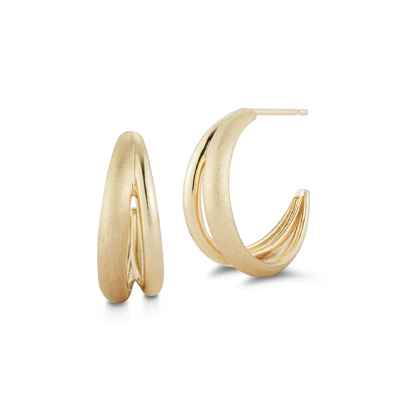 Gold Geneva Hoops