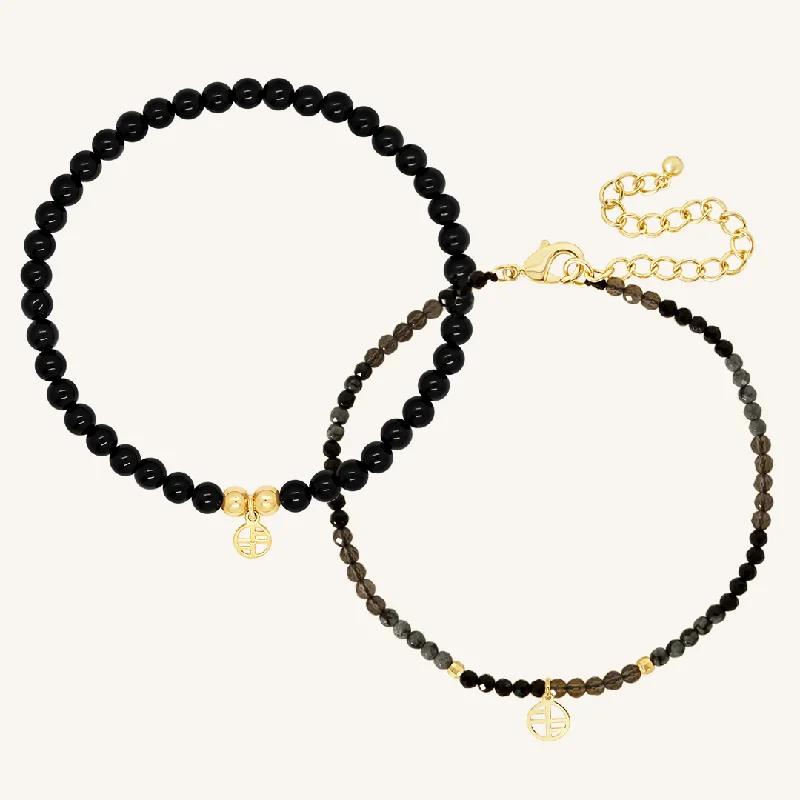 Black Bracelet Duo