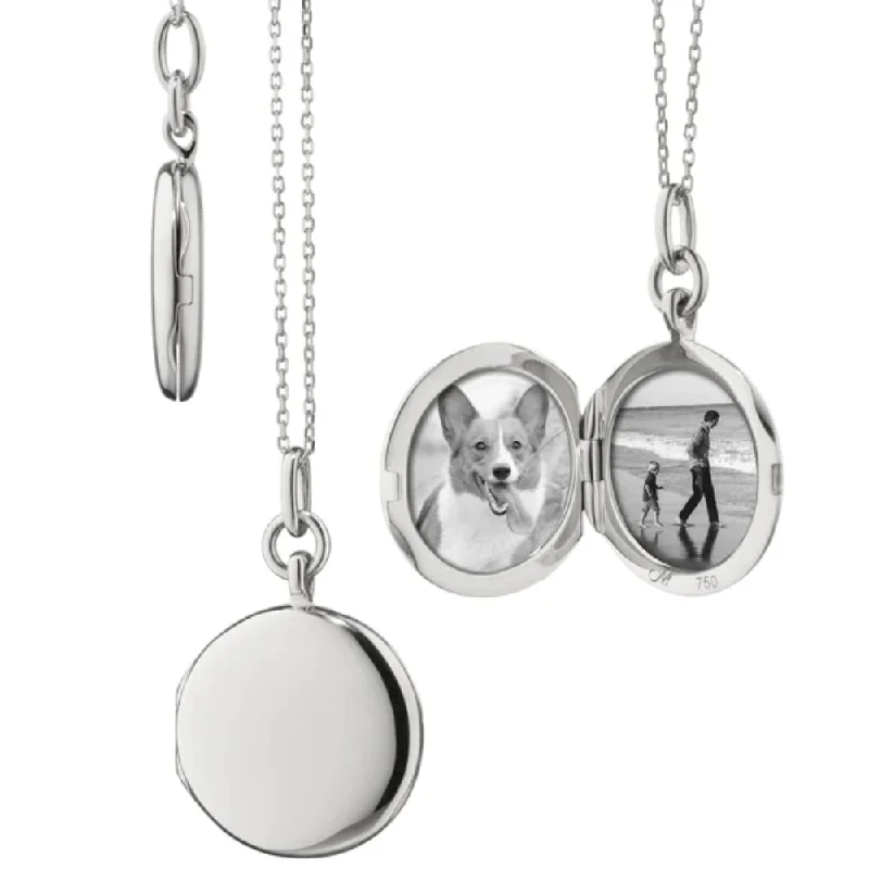 Monica Rich Kosann Slim "Quinn" Locket Necklace