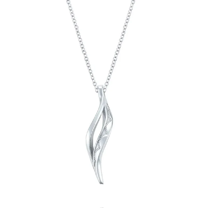 Tacori Single Wave Pendant Necklace