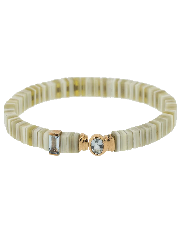 White Zebu Horn Bracelet