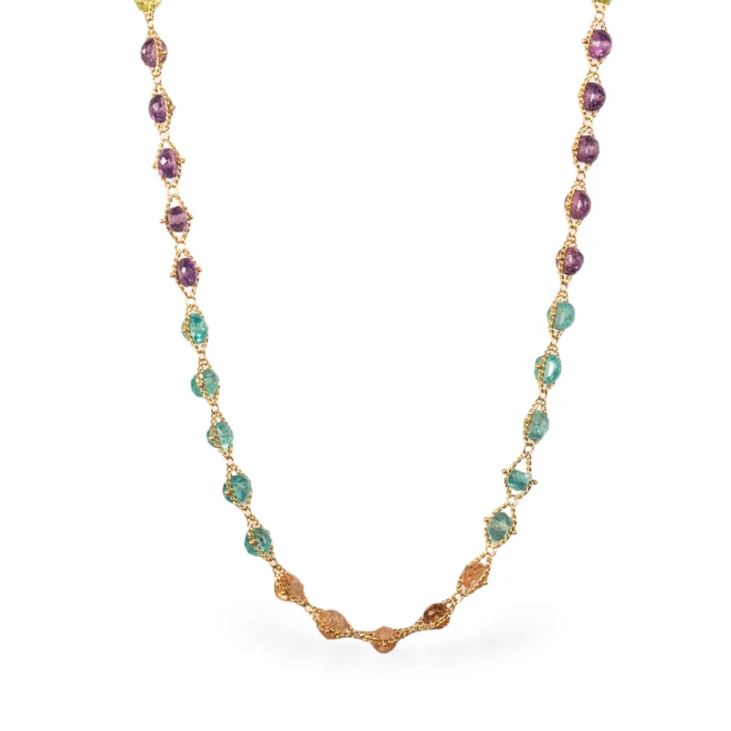 Woven Multi Color Necklace